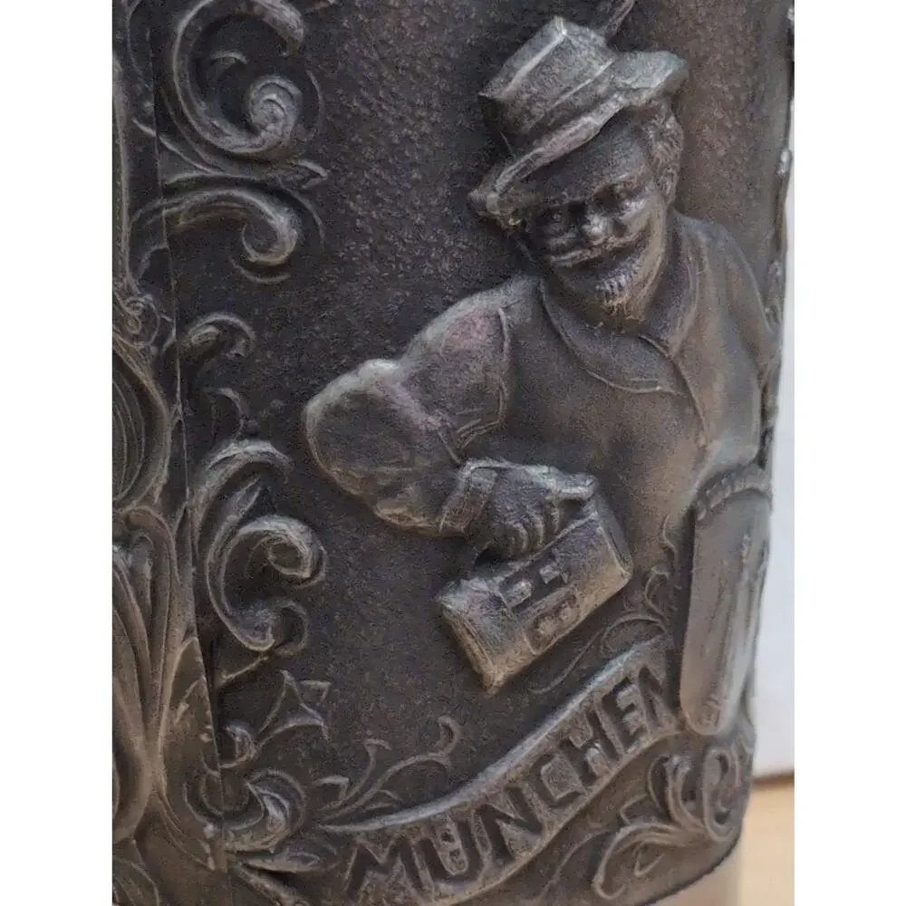 Vintage Zinn Becker Stuttgart German Pewter Munchen Munich Tumbler Wine Cup 5